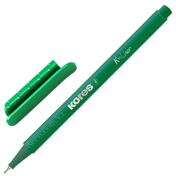 Ручка капиллярная K-Liner, 0,4мм, зеленая