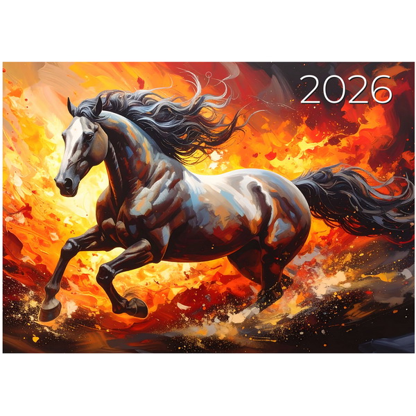 Календарь настенный квартальный на 2026 год